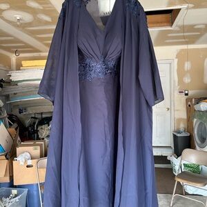 Amazon Long Sleeve Navy Dress